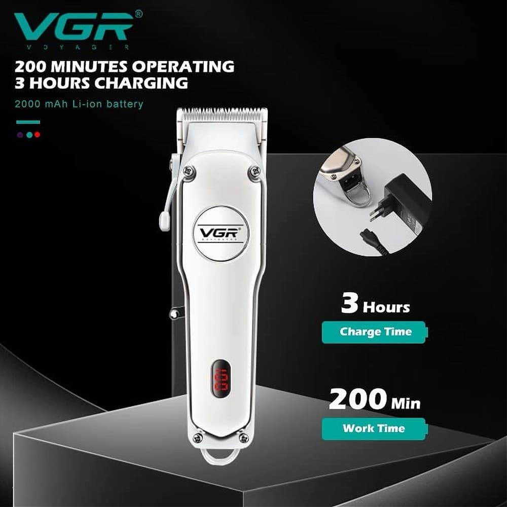 Tagliacapelli Professionale VGR V-032 | Rasoio & Clipper Barber Cordless - 14