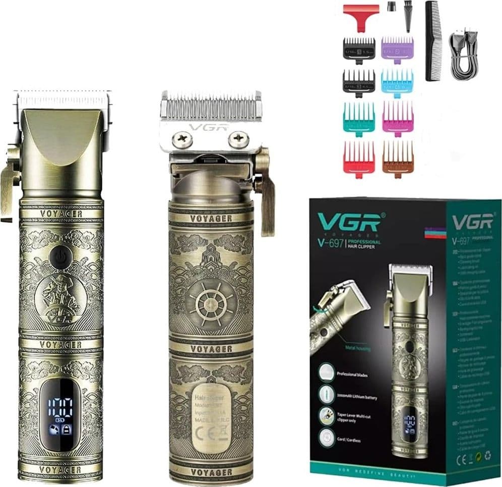 Tagliacapelli Professionale VGR V-697 | Rasoio Cordless Clipper Barber - 11