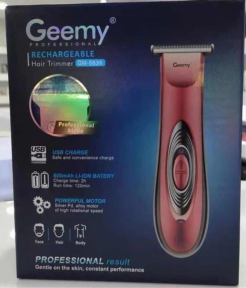 TAGLIACAPELLI PROFESSIONALE RICARICABILE USB RASOIO GM-6635 ELETTRICO SENZA FILI - 13