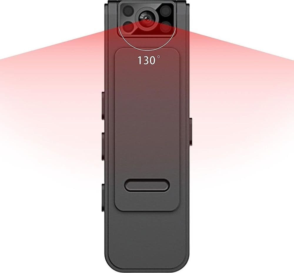TELECAMERA SPIA MICROCAMERA INFRAROSSI BODYCAM VISIONE NOTTURNA REGISTRATORE - 12