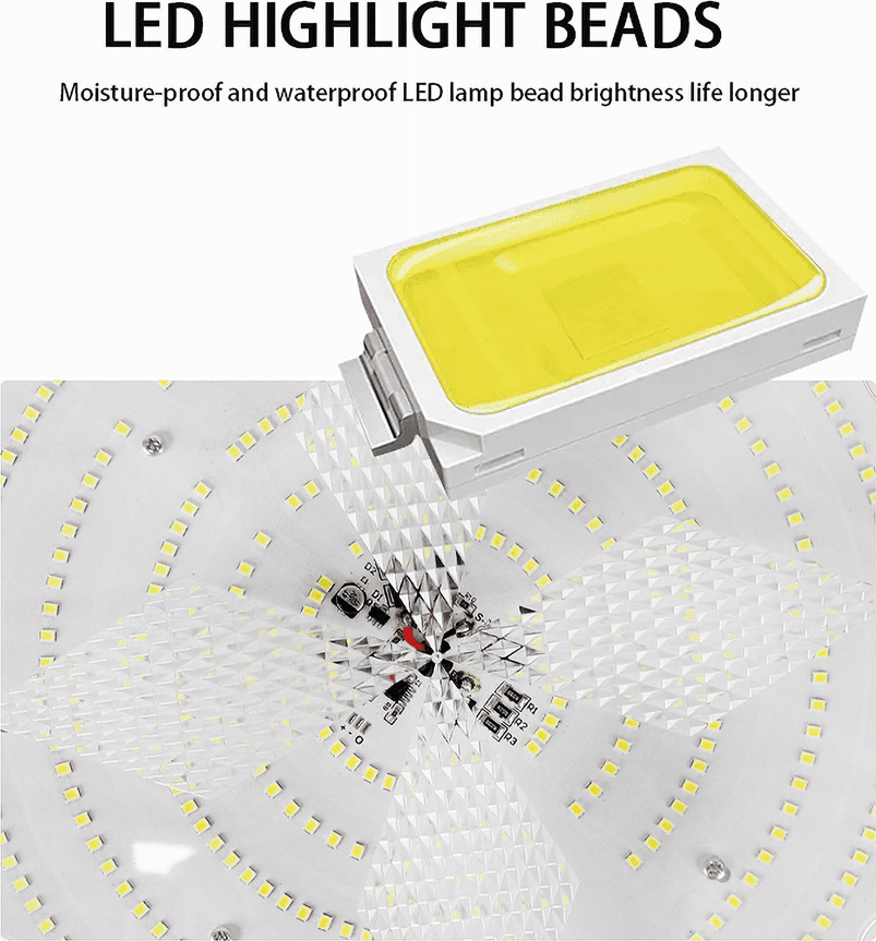 PLAFONIERA FARO LED PANNELLO SOLARE 400 W CON SENSORE CREPUSCOLARE IP65 ESTERNO - 2