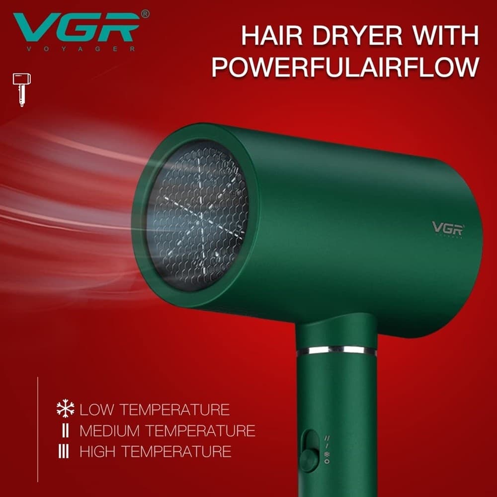 VGR V-431 Asciugacapelli Professionale 1600-1800W Parrucchiere Shop Hair Dryer - 20