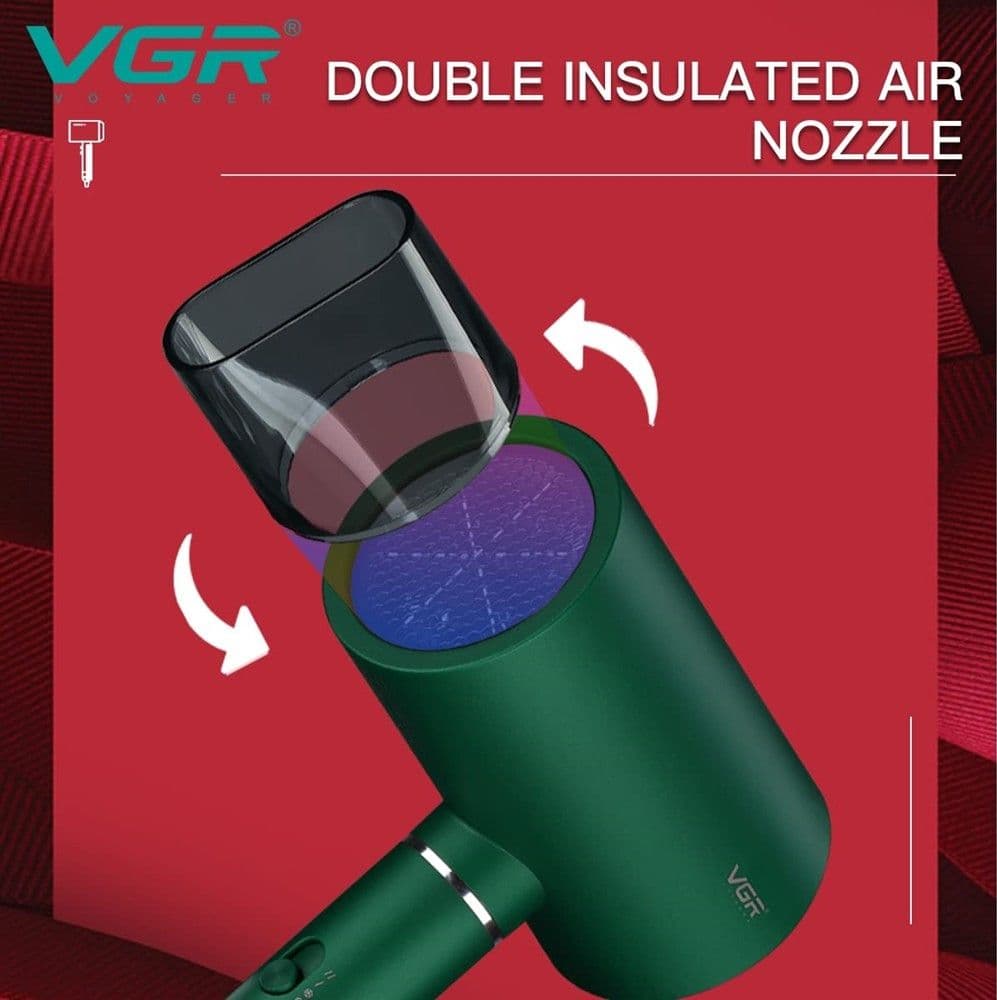 VGR V-431 Asciugacapelli Professionale 1600-1800W Parrucchiere Shop Hair Dryer - 21