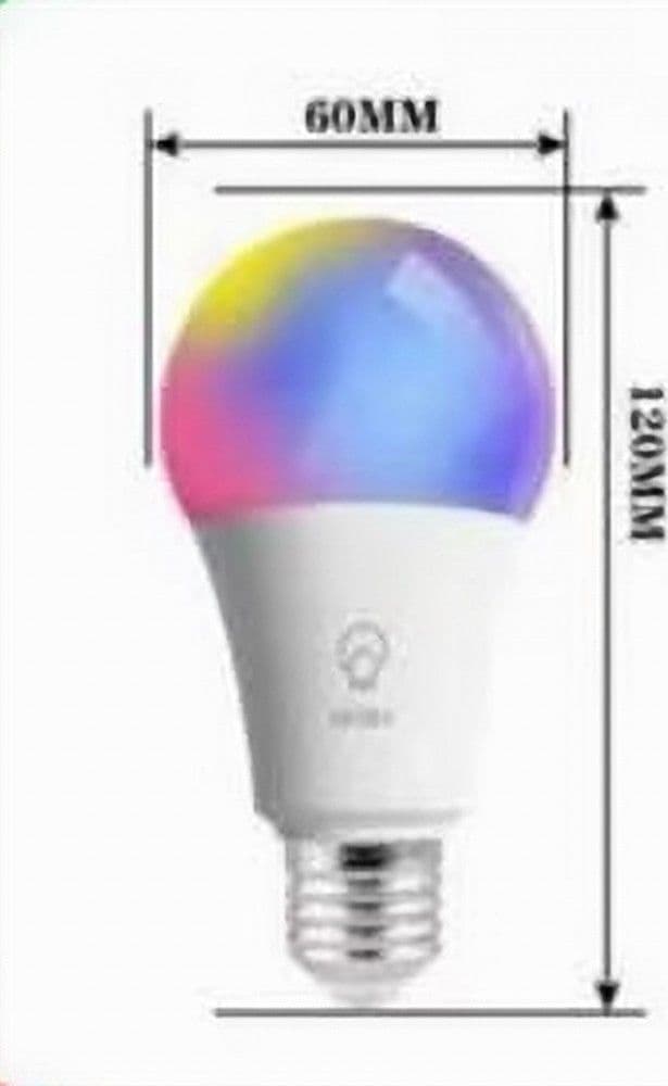 LAMPADINA INTELLIGENTE A60 10W LED RGB CCT DIMMERABILE WIFI E27 APP ALEXA GOOGLE - 16