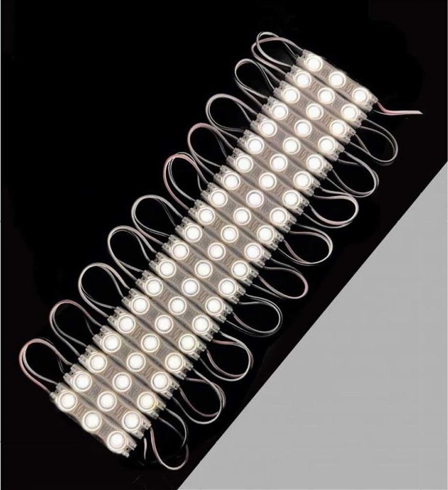 MODULO LED 12V 20 STRISCE 2835 INSEGNE TABELLE VARI TONI LUCE IP65 ABT-2835-6114 - 9