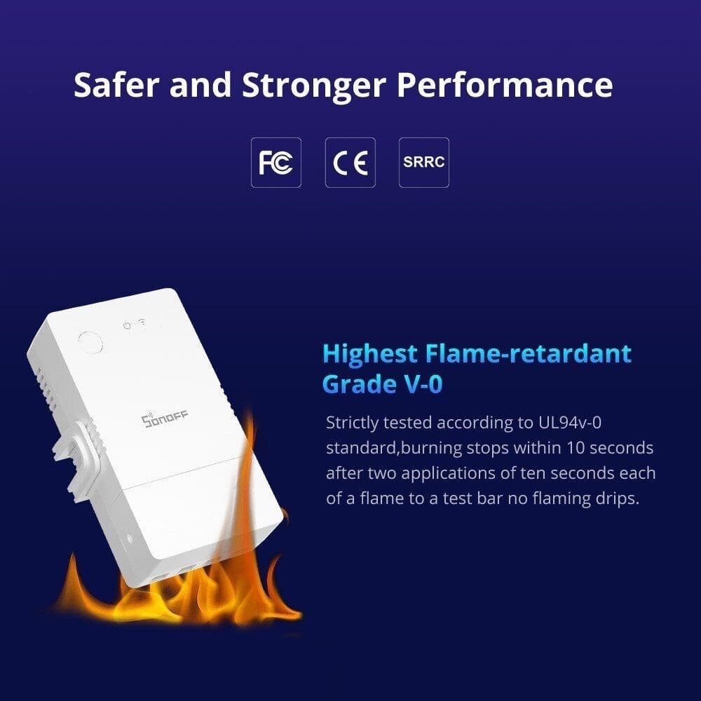 INTERRUTTORE INTELLIGENTE MISURATORE DI CONSUMO WIFI SMART SWITCH SONOFF POWR316 - 11