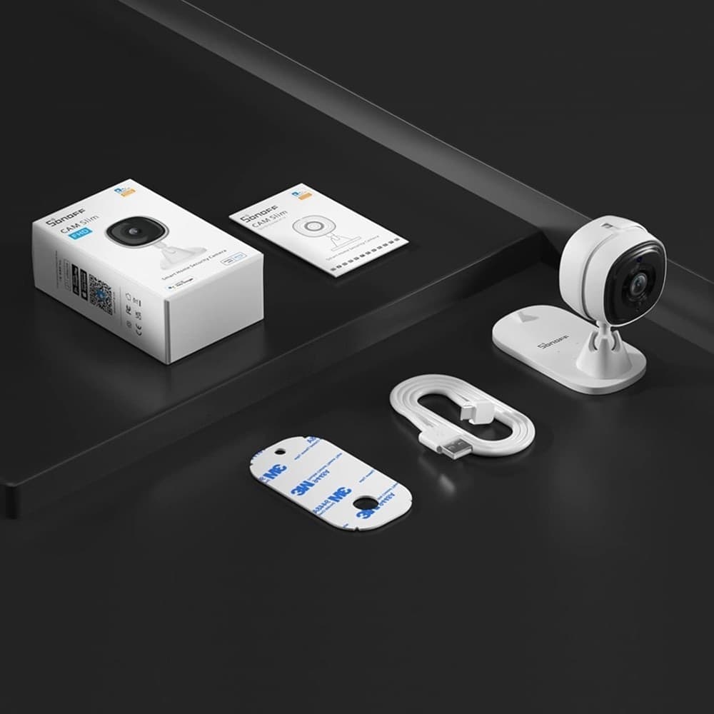 SMART CAMERA MINI TELECAMERA VISIONE NOTTURNA ALEXA GOOGLE 1080P WIFI SONOFF S-CAM - 9