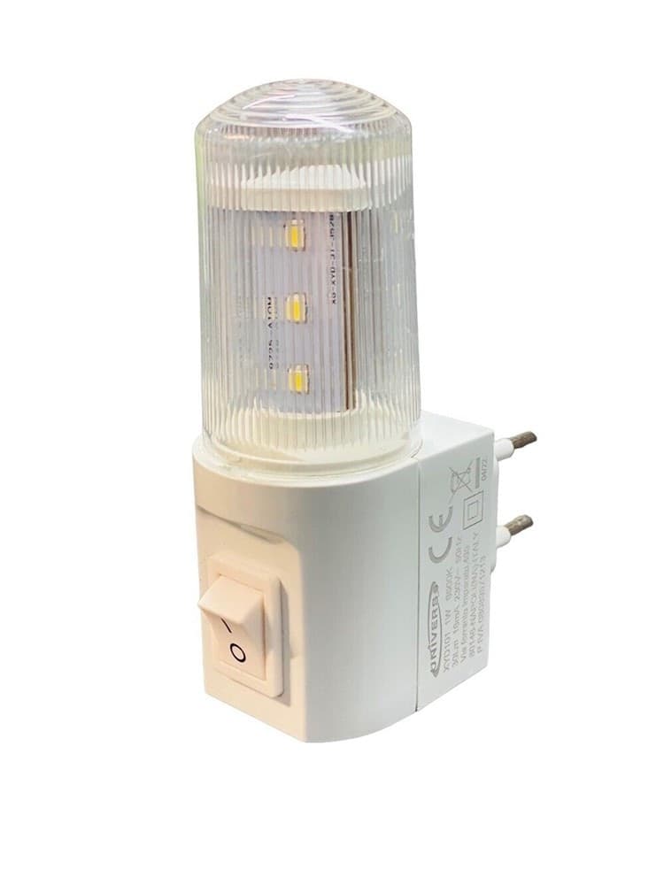 LAMPADA NOTTURNA LED LAMPADINA LUCE DA NOTTE 1 W LUCE BIANCA FREDDA 6500K XYD101 - 7