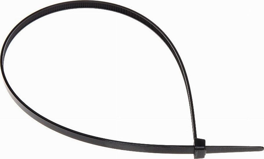 SET 100PZ FASCETTE SERRACAVO AUTOBLOCCANTI IN NYLON NERO 4.8MM X 350 MM 48-350-N - 3