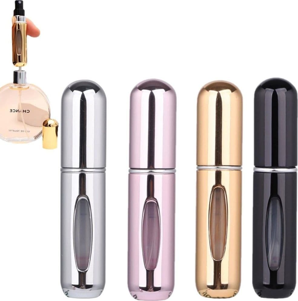 SPRUZZATORE DI PROFUMO 5ML RICARICABILE NEBULIZZATORE PER PROFUMI VIAGGI VACANZE - 7