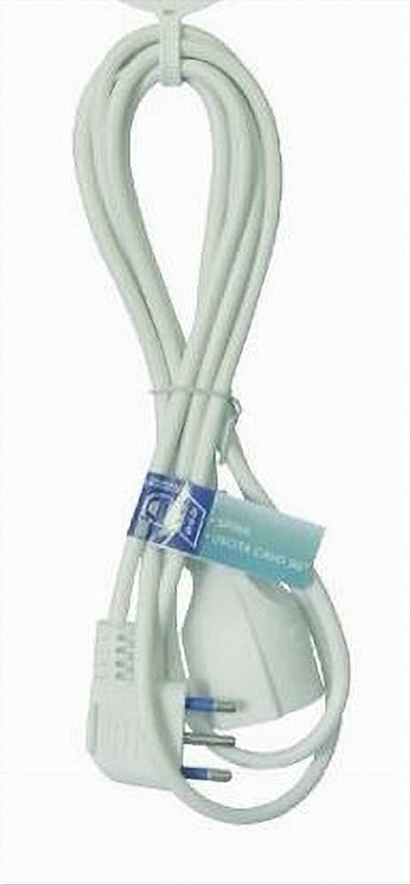 CAVO PROLUNGA CON SPINA 16A PRESA SCHUKO BIVALENTE 3 METRI COLORE BIANCO 83286 - 3