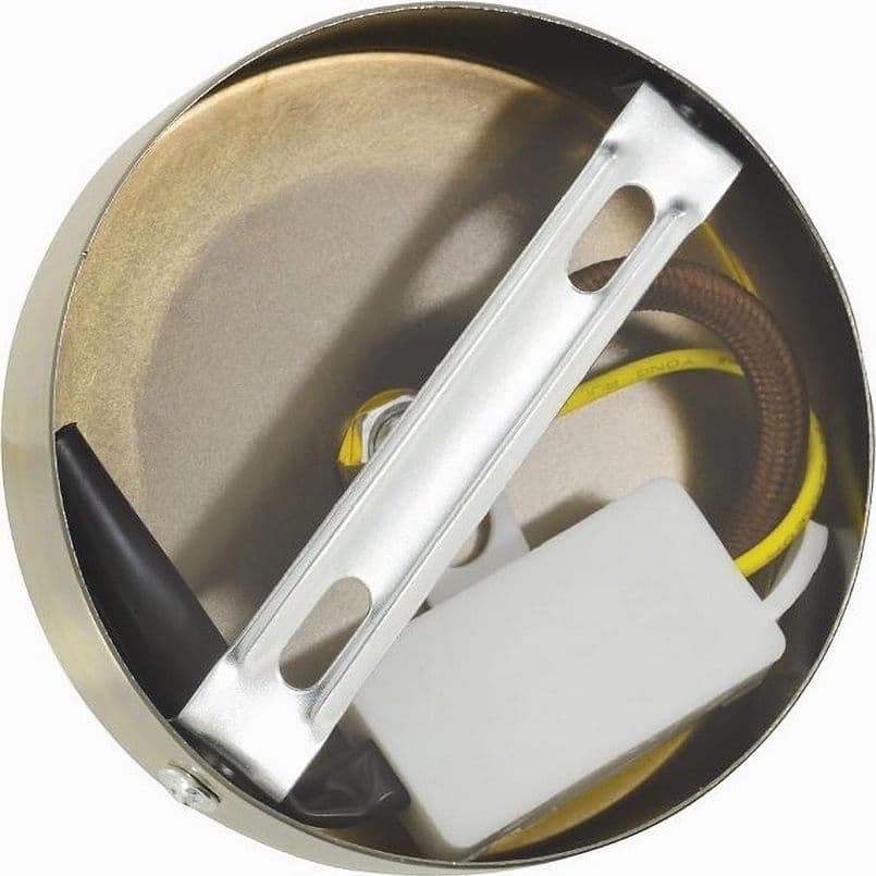 LAMPADARIO PORTALAMPADA A SOSPENSIONE VINTAGE BRONZO PER LAMPADINE E27 2MT E27-2M-V - 9