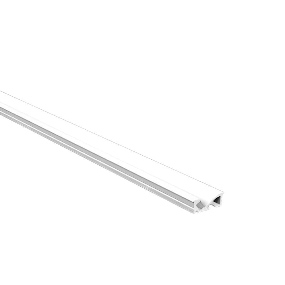 10PZ PROFILO IN ALLUMINIO A PLAFONE SEZIONABILE 2MT PER STRISCIA STRIP LED AL-21 - 4