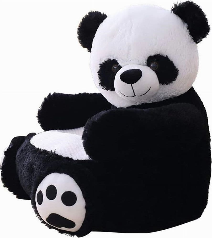POLTRONA DIVANO PER BAMBINI SEDIA IN MORBIDO PELUCHE ANIMALE VARI SOGGETTI - 11