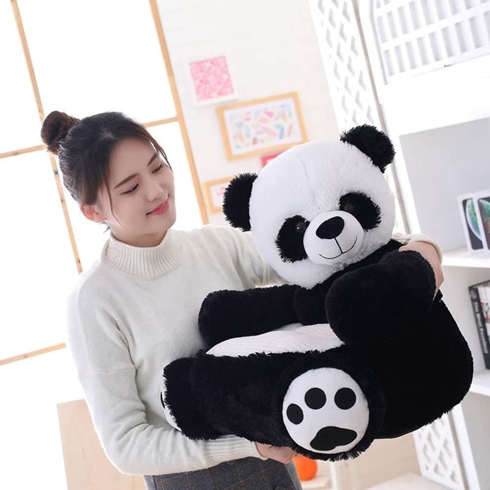 POLTRONA DIVANO PER BAMBINI SEDIA IN MORBIDO PELUCHE ANIMALE VARI SOGGETTI - 12