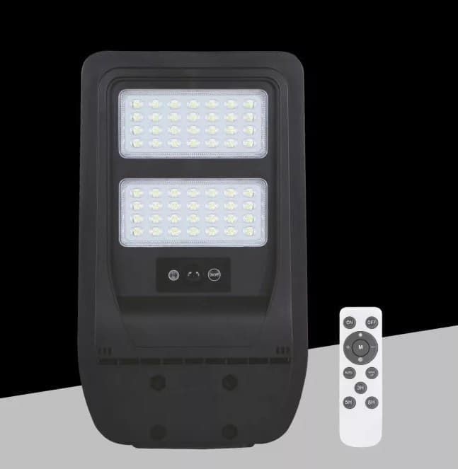 LAMPIONE FARETTO SOLARE 100W CON SENSORE CREPUSCOLARE LUCE NATURALE 4000K TR-100W - 3