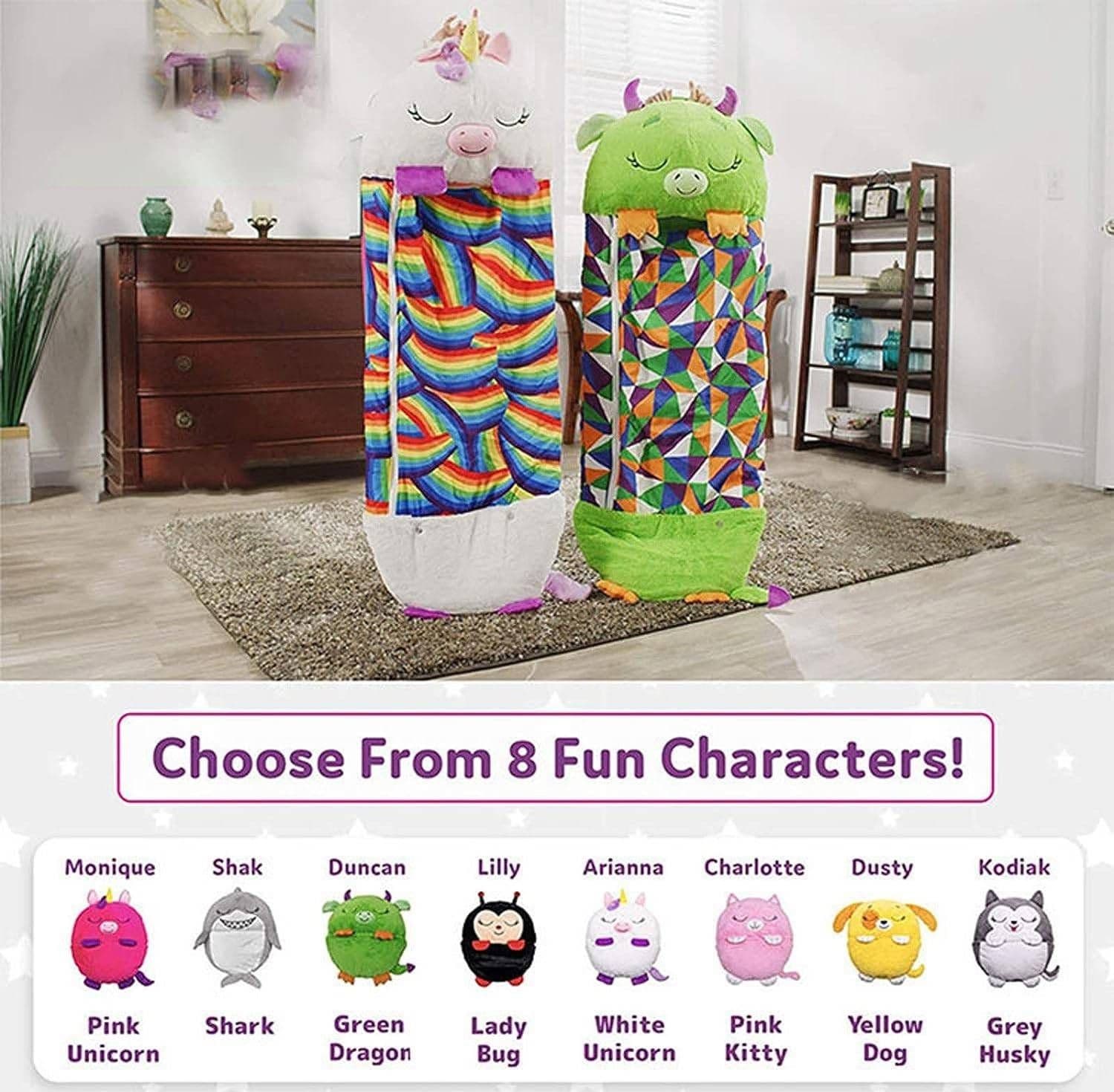 SACCO A PELO NANNA PER BAMBINI DA 2 A 6 ANNI IN TESSUTO COTONE 120X40 SET ASILO - 6