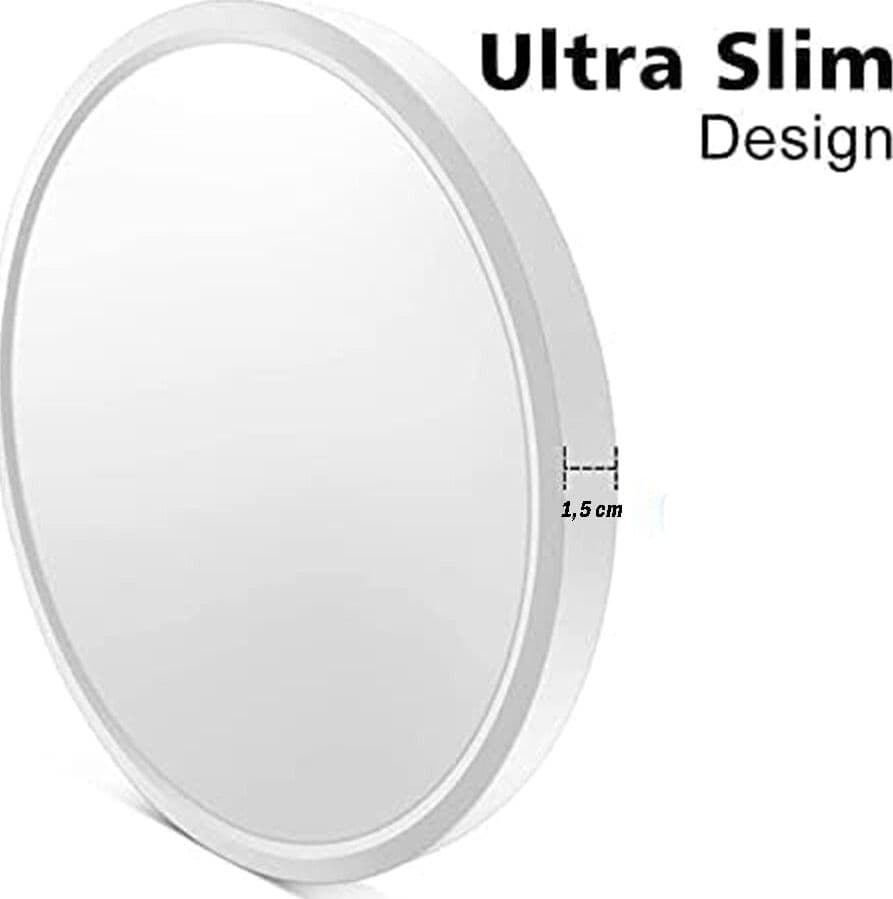 APPLIQUE DA MURO PARETE LED ROTONDO 32 W IP44 3 TEMPERATURE DI LUCE ES-PN380-3C - 5