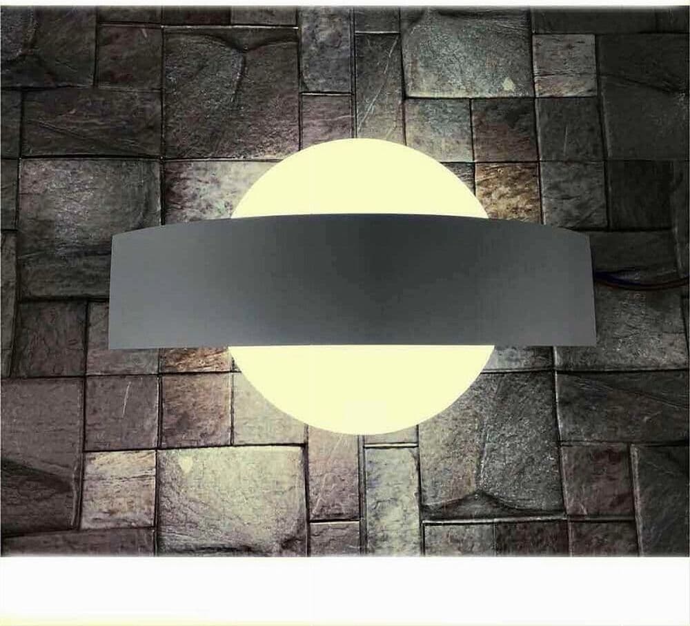 APPLIQUE DA PARETE LED 8WATT DOPPIA EMISSIONE LUCE 3 COLORAZIONI DI LUCE E17-B3C - 5