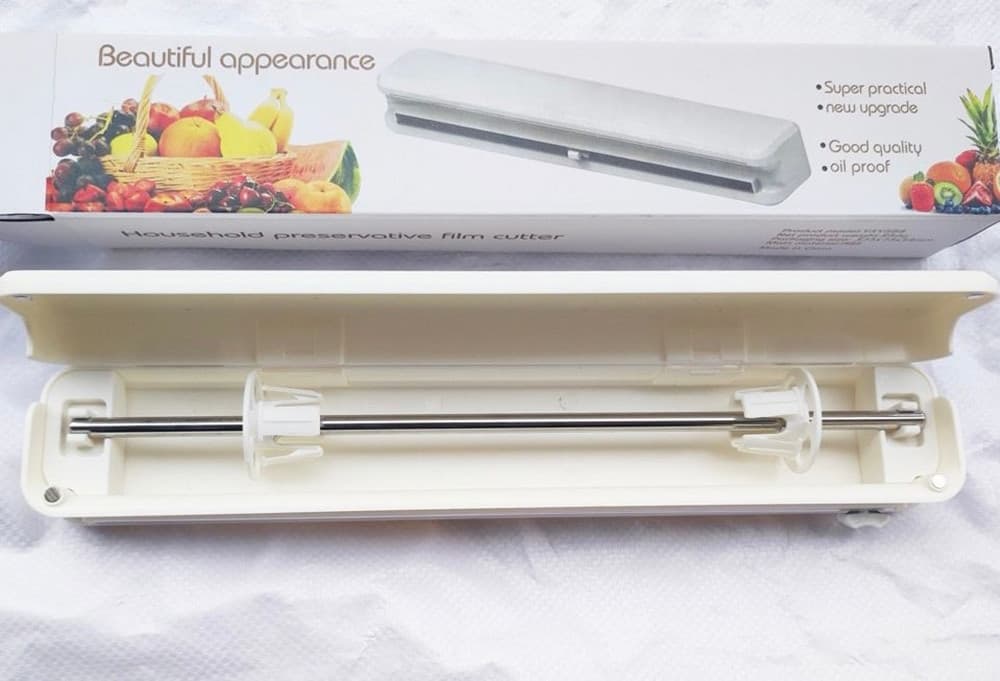 DISPENSER PER PELLICOLA TRASPARENTE ALIMENTI O CARTA ALLUMINIO CON TAGLIERINO - 8