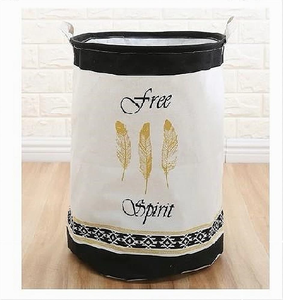 CESTO PORTA BIANCHERIA PER VESTITI SPORCHI PIEGHEVOLE FREE SPIRIT 35X45 CM 10474 - 5