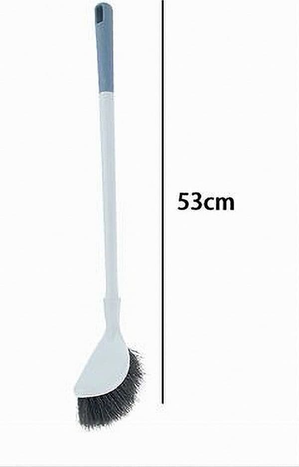 SCOPINO WC CURVO CON MANICO ROBUSTO ERGONOMICO SPAZZOLONE BAGNO CON GANCIO 87616 - 2