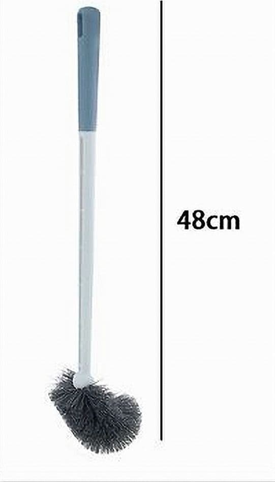 SCOPINO WC SPAZZOLA DESIGN CURVO PULIZIA BAGNO MANICO LUNGO 48 CM CON FORO 87617 - 2