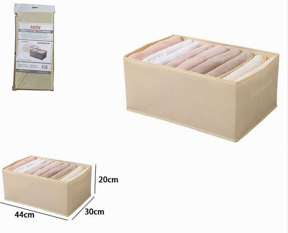 ORGANIZER SALVASPAZIO ARMADI PIEGHEVOLE 9 SCOMPARTI CONTENITORE 44X20X30CM 87404 - 10