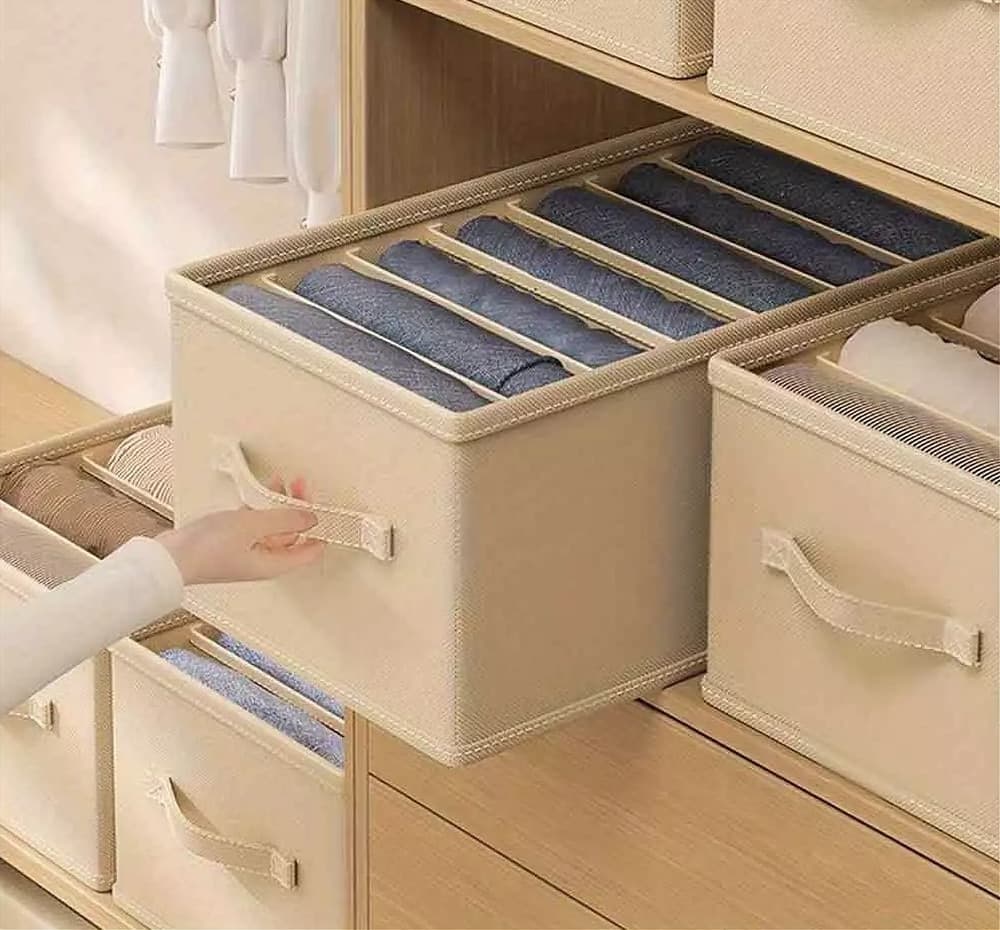 ORGANIZER SALVASPAZI ARMADI PIEGHEVOLE 12 SCOMPARTI CONTENITORE 44X20X30CM 87405 - 14