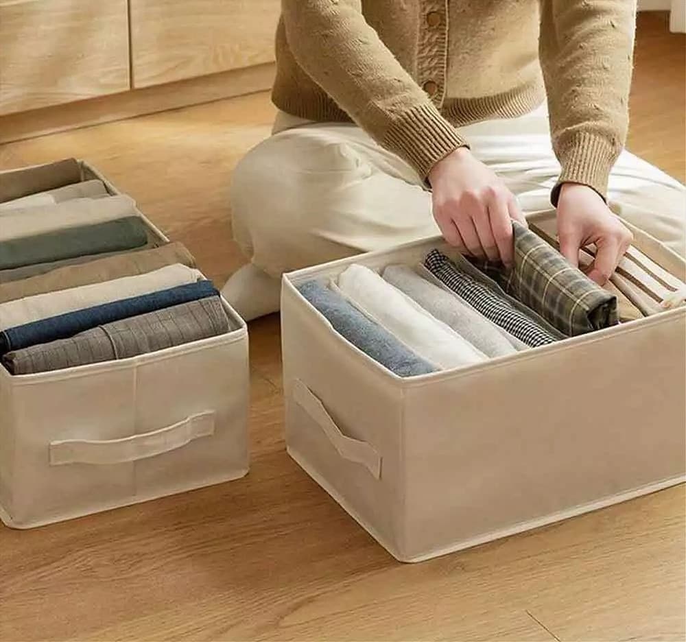ORGANIZER SALVASPAZI ARMADI PIEGHEVOLE 12 SCOMPARTI CONTENITORE 44X20X30CM 87405 - 10