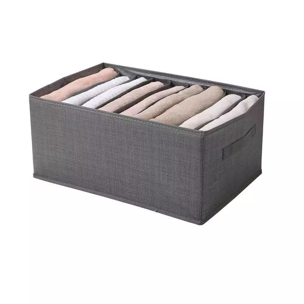 ORGANIZER SALVASPAZIO PER ARMADI SCATOLA PIEGHEVOLE 9 SCOMPARTI 36X20X25CM 87402 - 10