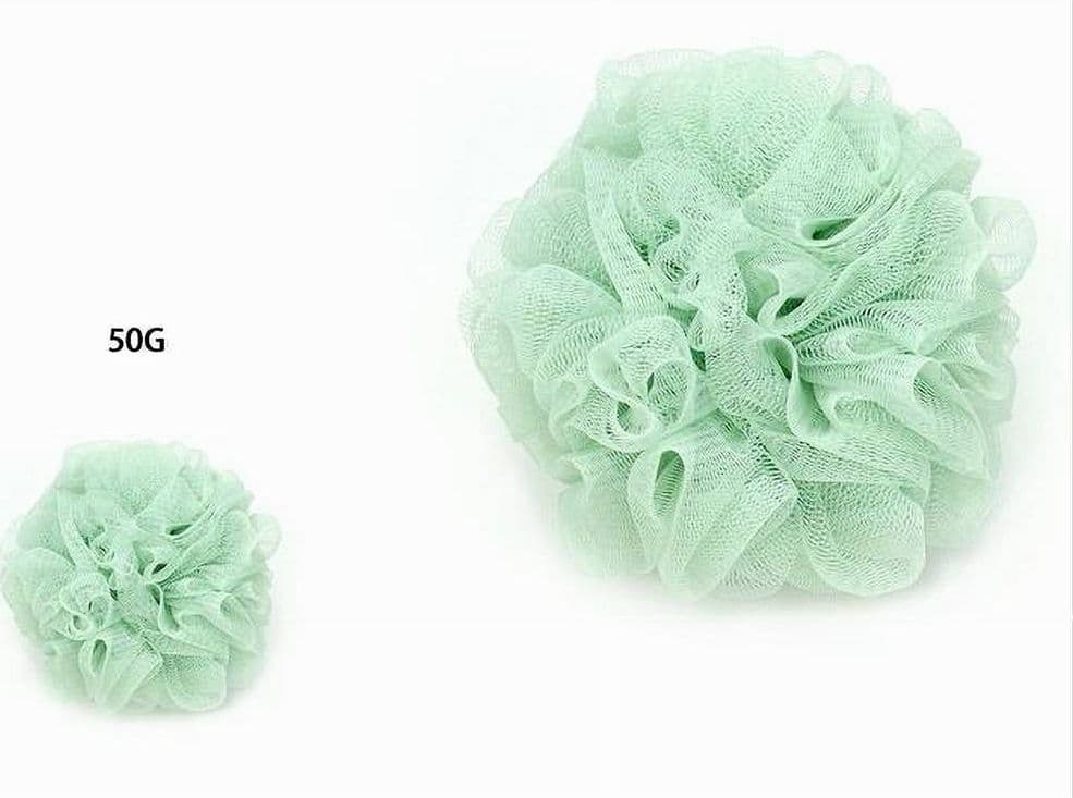 SET 2 PZ SPUGNA RETE SPUGNETTA DOCCIA BAGNO ESFOLIAZIONE PELLE CORPO VERDE 79578 - 2