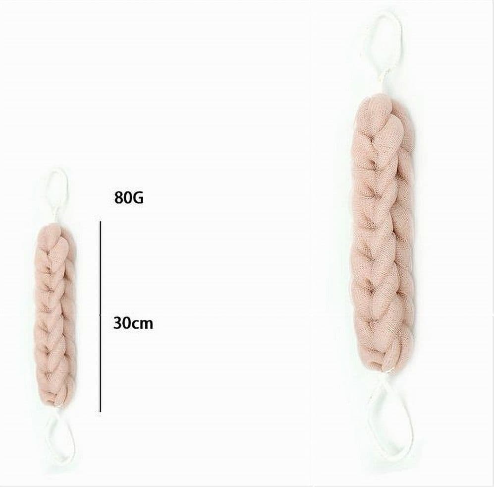 LAVASCHIENA SPUGNA A RETE ESFOLIANTE BAGNO DOCCIA A TRECCIA SCRUBBER 79589 ROSA - 2