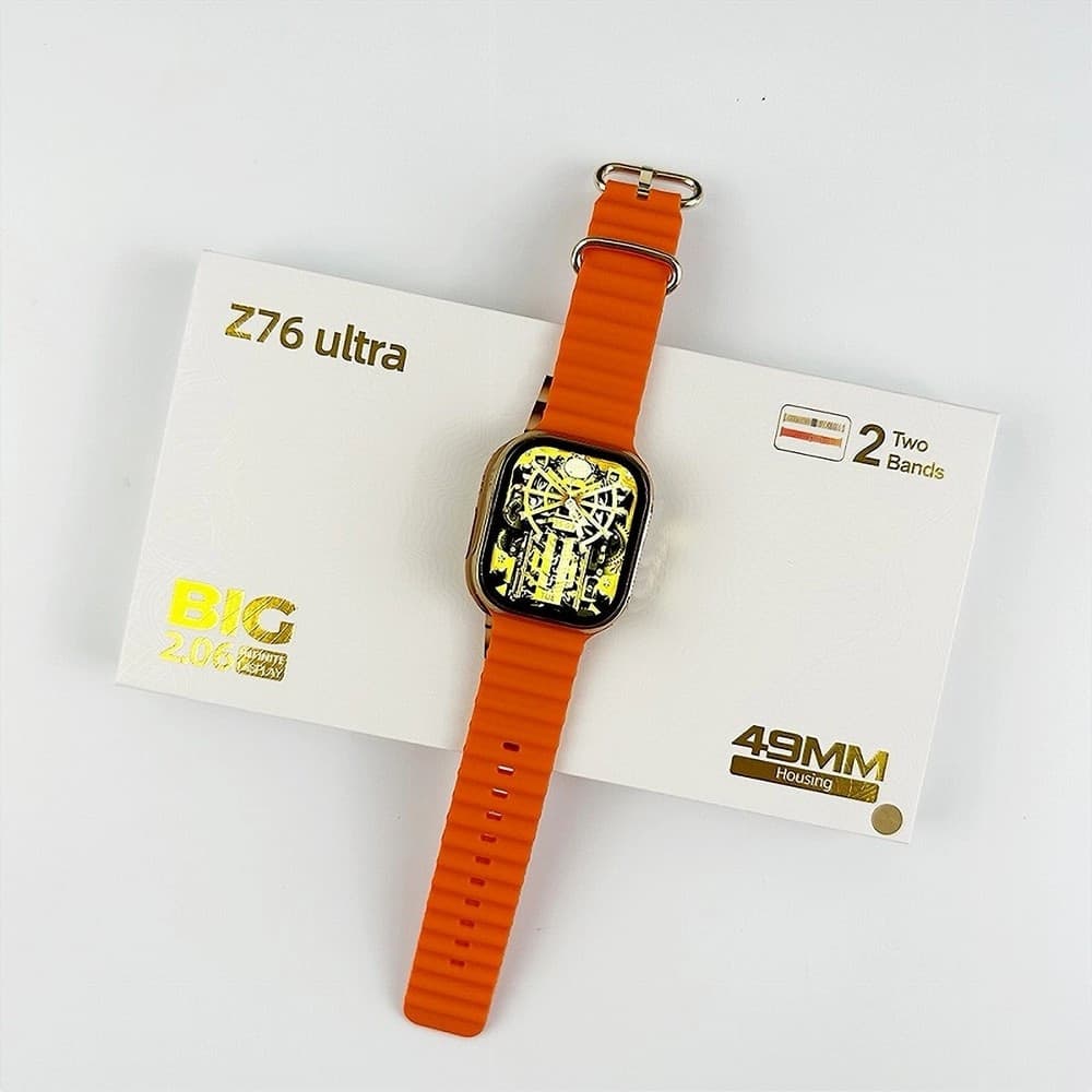 SMARTWATCH OROLOGIO INTELLIGENTE 49MM LUXURY GOLD WATCH BT5.0 WIRELESS Z76 ULTRA - 9