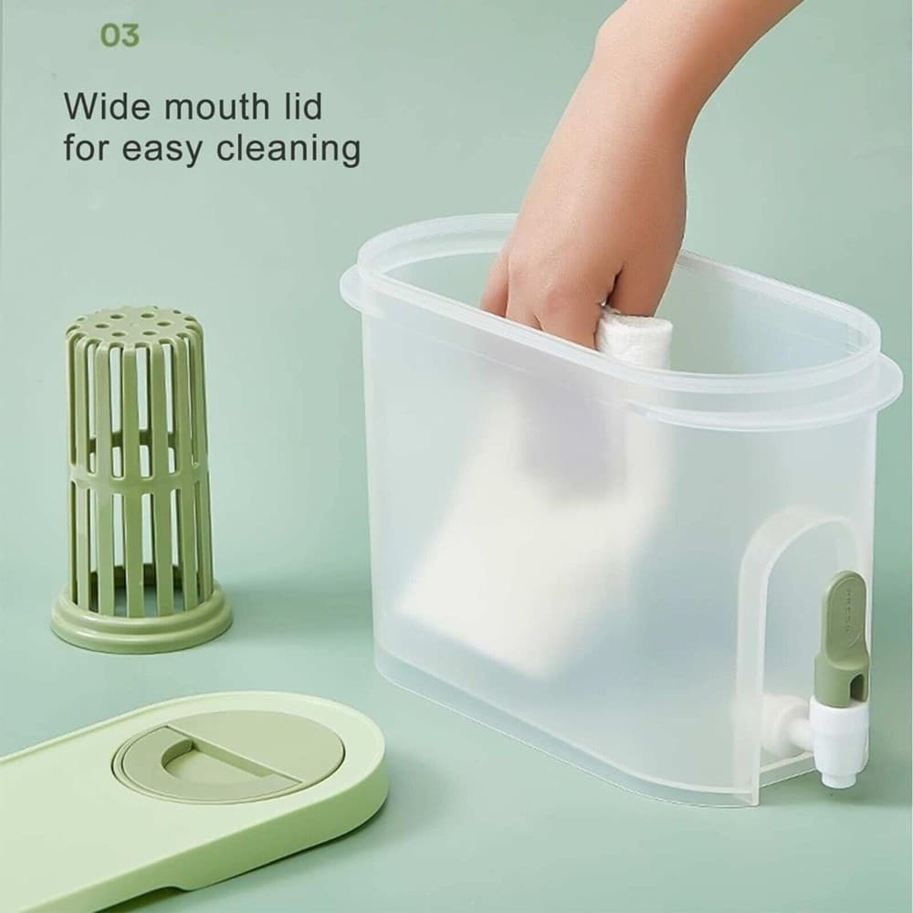 DISPENSER CONTENITORE 3,9 LT CON RUBINETTO PER BEVANDE DISTRIBUTORE DA EVENTI - 4