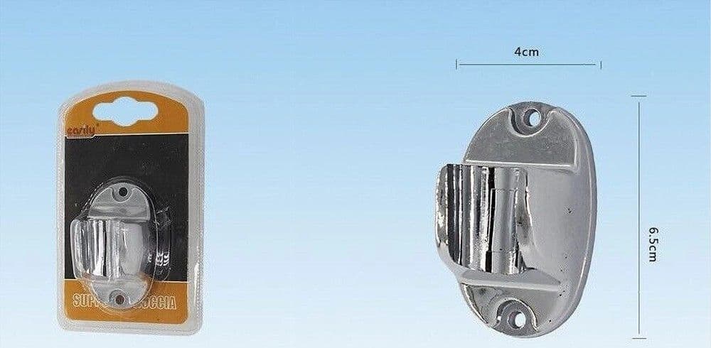 STAFFA SUPPORTO A MURO PER DOCCIA DOCCETTA SOFFIONE UNIVERSALE 3.5 X 6.5CM 52224 - 3