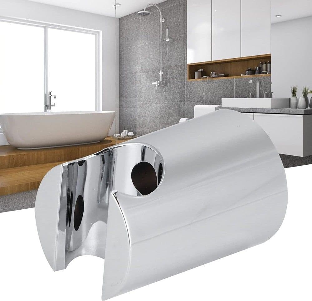 SUPPORTO FISSO STAFFA PER DOCCETTA SOFFIONE DOCCIA BAGNO PARETE UNIVERSALE 79362 - 7