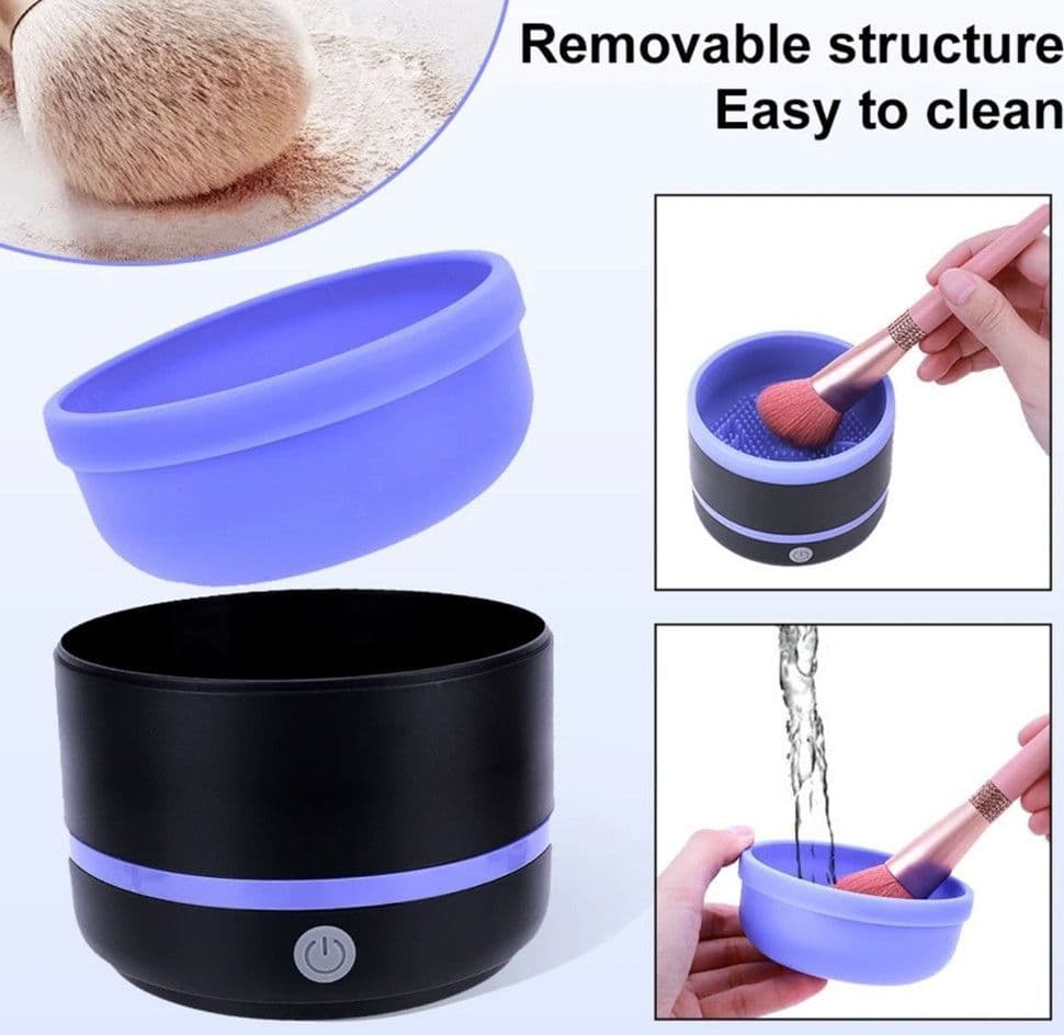 FRULLATORE PORTATILE AUTOMATICO PER PENNELLO PER PULIZIA SPAZZOLE ELETTRICO - 8