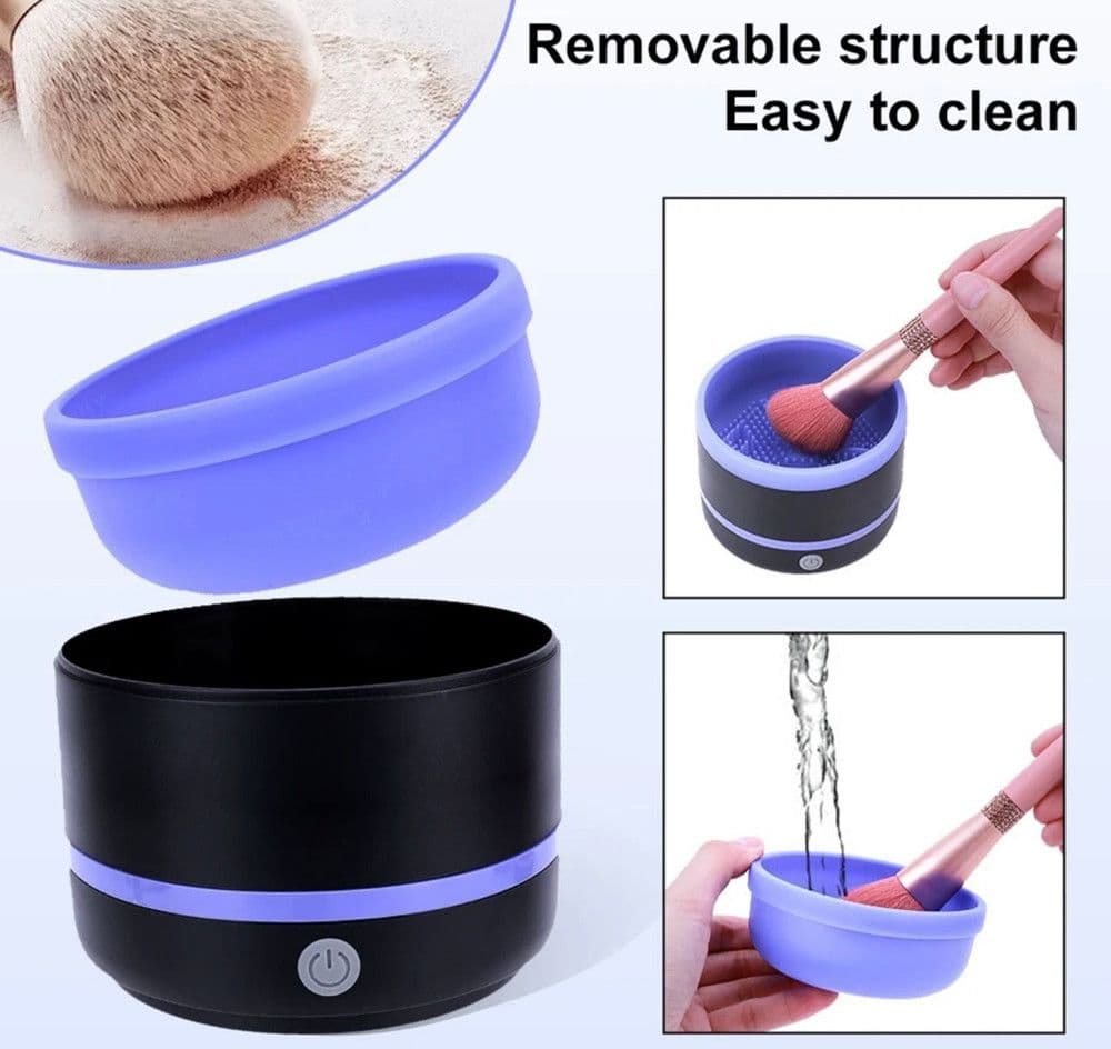 FRULLATORE PORTATILE AUTOMATICO PER PENNELLO PER PULIZIA SPAZZOLE ELETTRICO - 8
