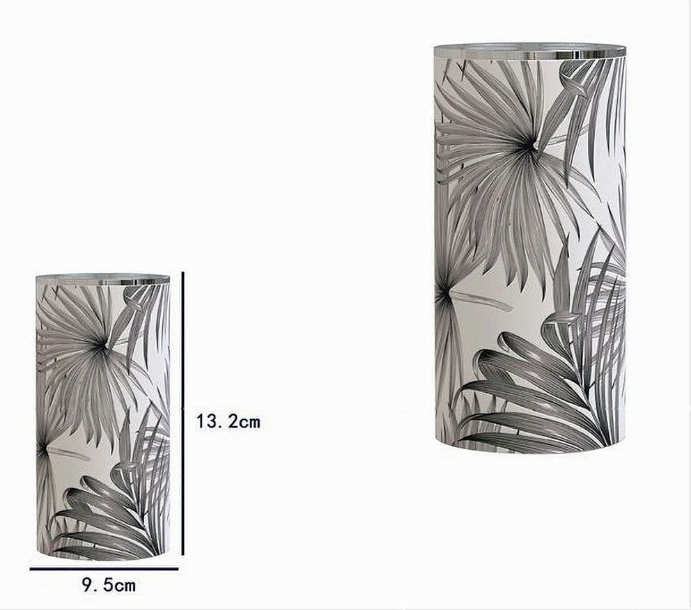 BICCHIERE PORTA SPAZZOLINO CON FORI TROPICALE ACCESSORIO ARREDO DA BAGNO 87069 - 2