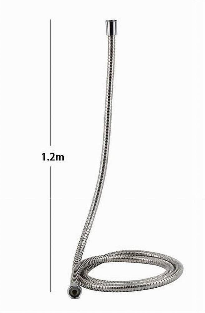 TUBO LACCIO FLESSIBILE DOCCIA DOCCETTA VASCA BAGNO 1.2 METRI UNIVERSALE 69238 - 2