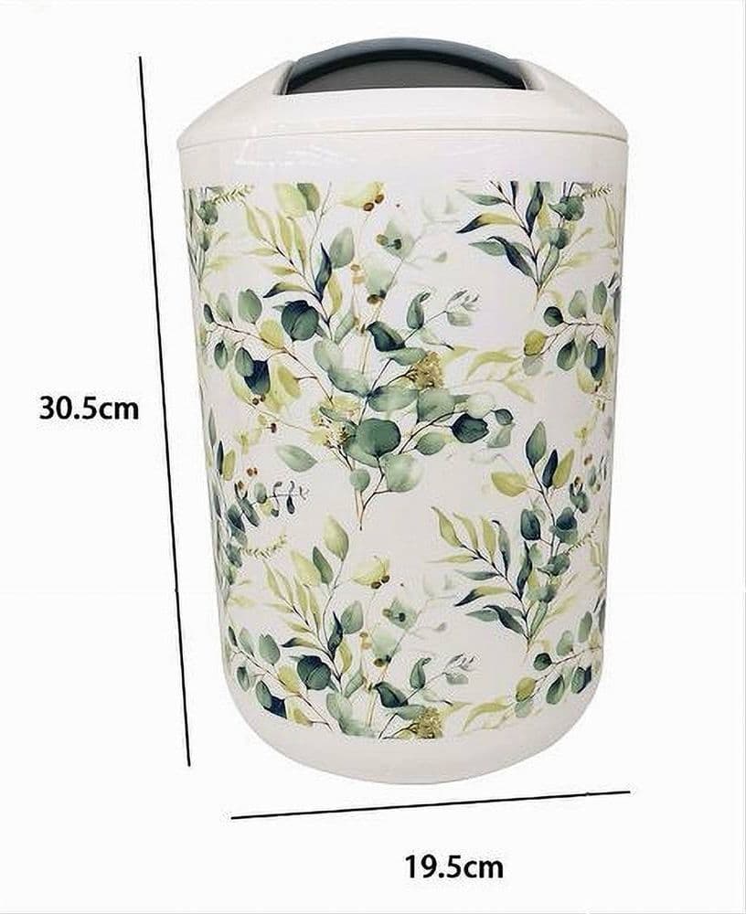 PATTUMIERA CESTINO SECCHIO RIFIUTI GETTACARTE ACCESSORI BAGNO FIORI FOGLIE 87058 - 2