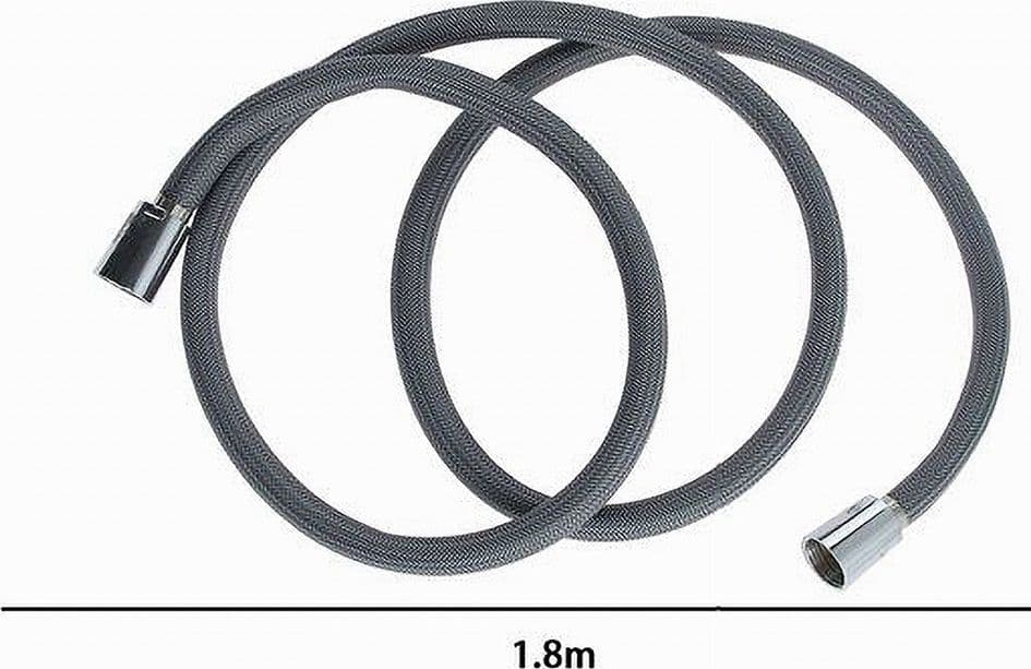 TUBO PER DOCCIA FLESSIBILE 1.8 MT GRIGIO 180 CM BAGNO LACCIO DOCCETTA BOX 87285 - 2