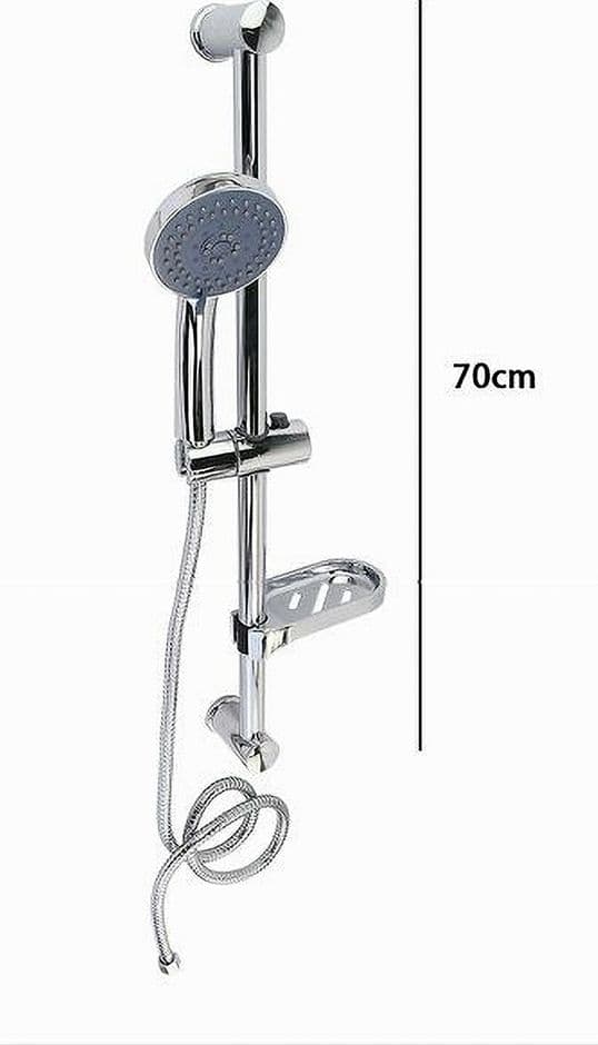 SALISCENDI DOCCIA BAGNO ASTA COLONNA 70 CM PORTASAPONE DOCCETTA MULTIGETTO 79821 - 3