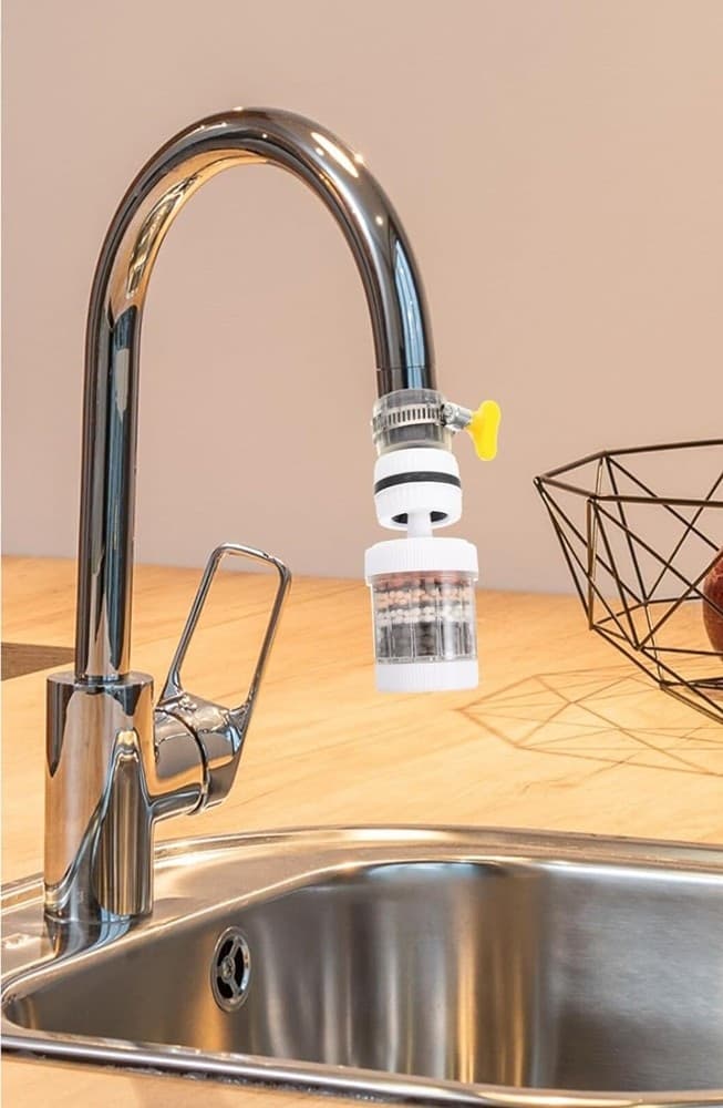 ROMPIGETTO PER RUBINETTO FILTRO ACQUA LAVELLO PER BAGNO CUCINA BIANCO 11CM 87488 - 4