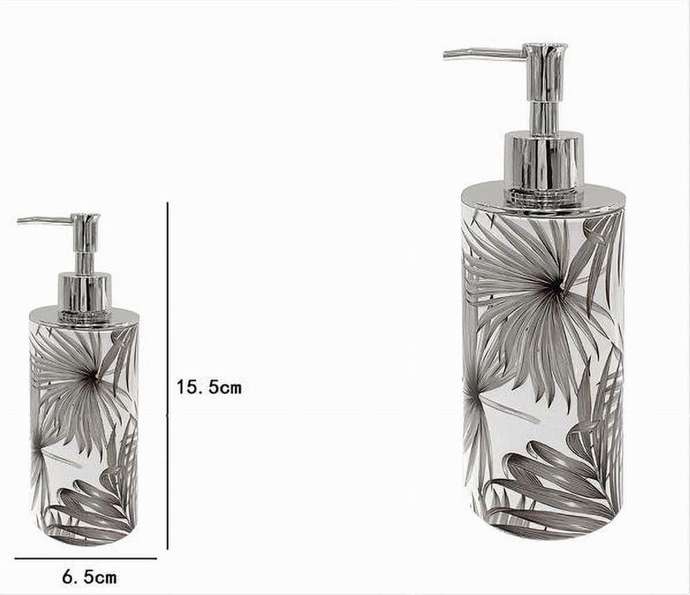 DISPENSER PORTA SAPONE LIQUIDO FANTASIA TROPICALE ACCESSORIO ARREDO BAGNO 87067 - 2