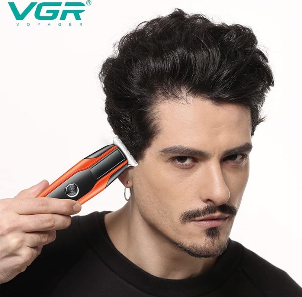 VGR V-999 Tagliacapelli Professionale Trimmer Barber Display Touch - 9