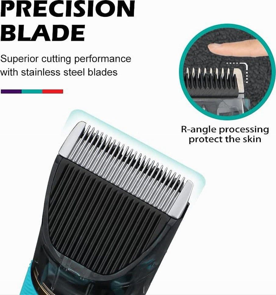 Tagliacapelli Professionale VGR V-695 – Trimmer Barber, Rasoio e Regolabarba - 12