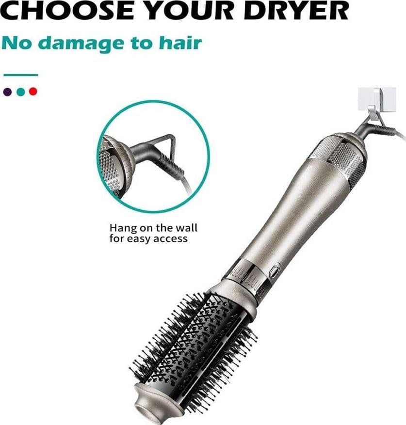 Spazzola Aria Calda VGR V-493 Styler 4in1 Ionico Professionale Parrucchiere - 11