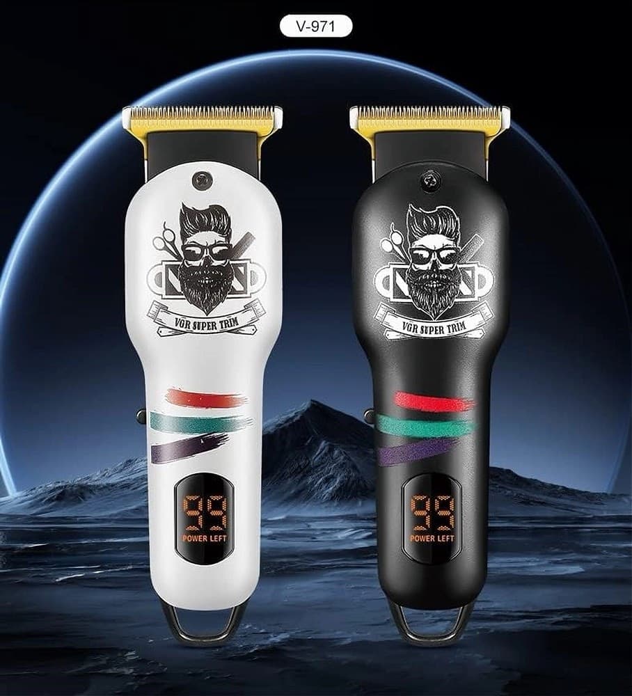 VGR V-971 Tagliacapelli Professionale Trimmer Barber Rasoio Regolabarba - 12